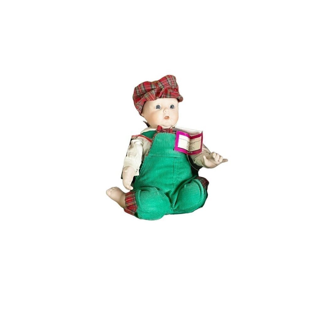 Ashton Drake Yolanda Bello Christmas "JOSHUA" Porcelain Baby Boy Doll 10" COA